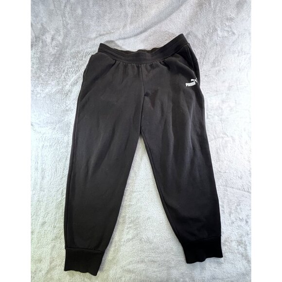 Puma Jogger Men's XL black Pants With Drawstring Waist & Ribbed Cuffs - Picture 10 of 12